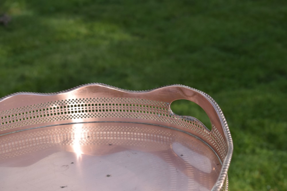 Early 20th Century Copper Oval Tray View IX