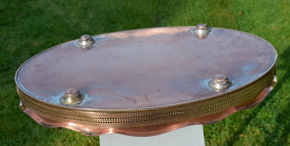 Early 20th Century Copper Oval Tray View XI