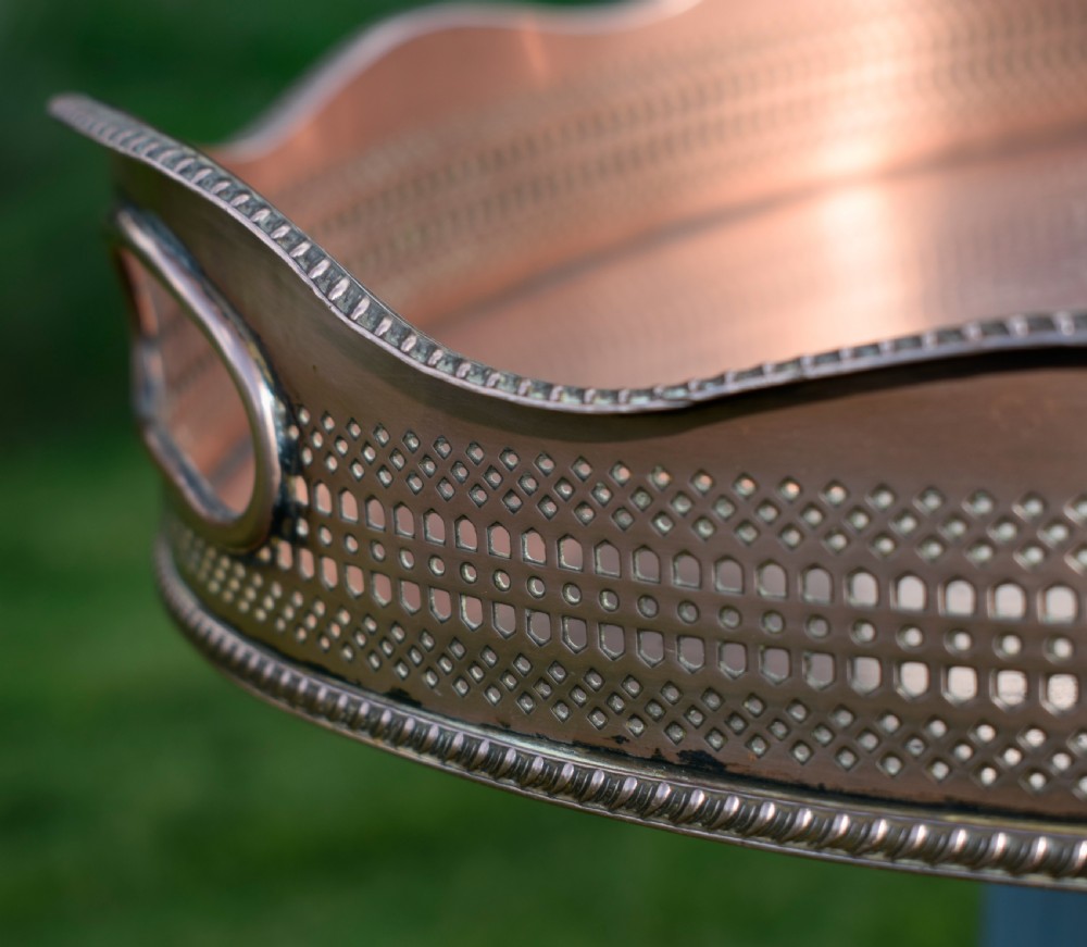 Early 20th Century Copper Oval Tray View XVI