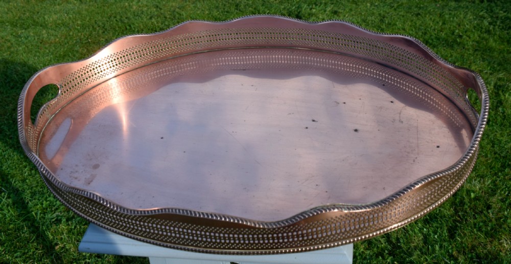 Early 20th Century Copper Oval Tray View XVII
