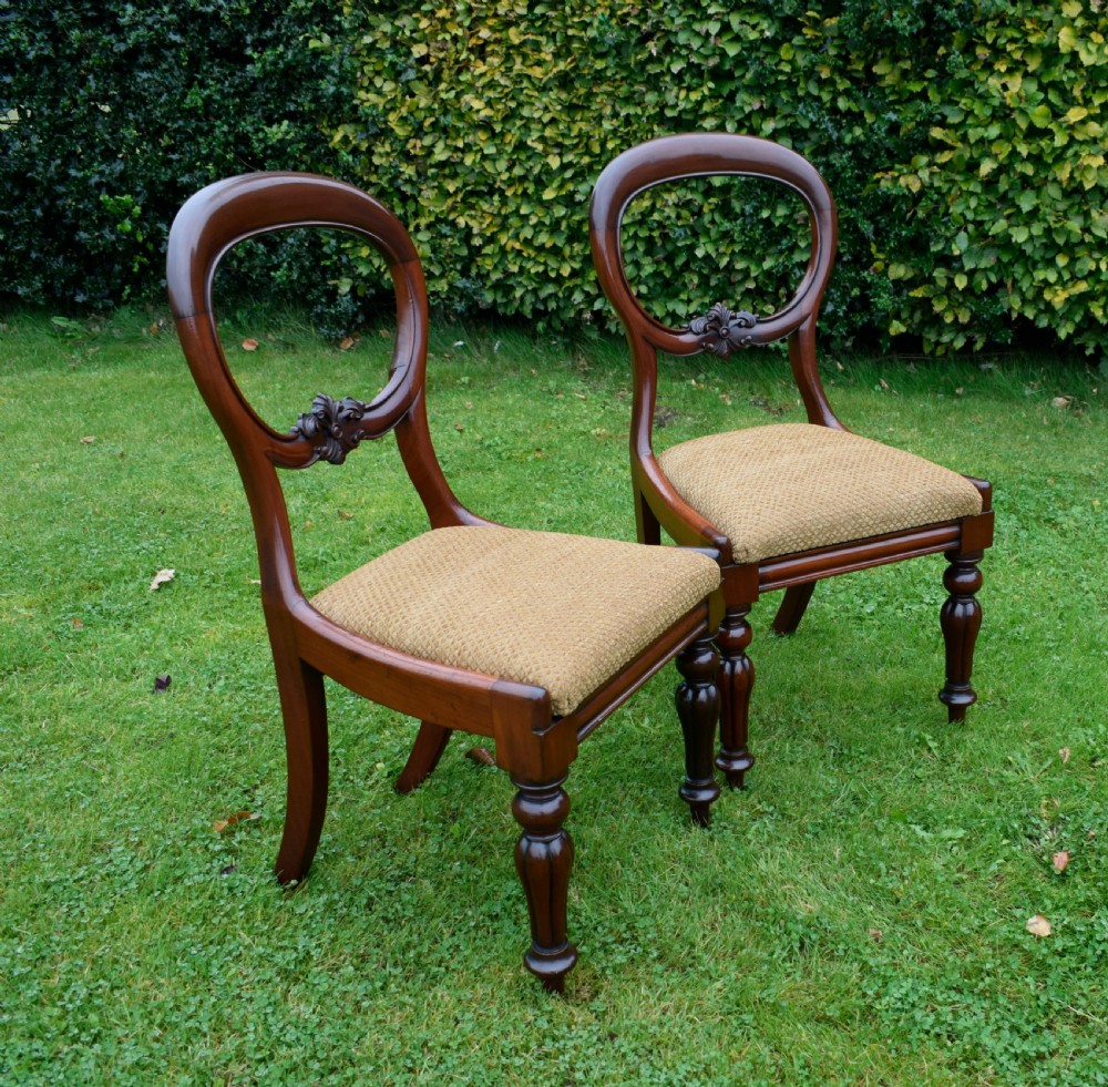 Pair of Quality Mahogany Victorian Chairs