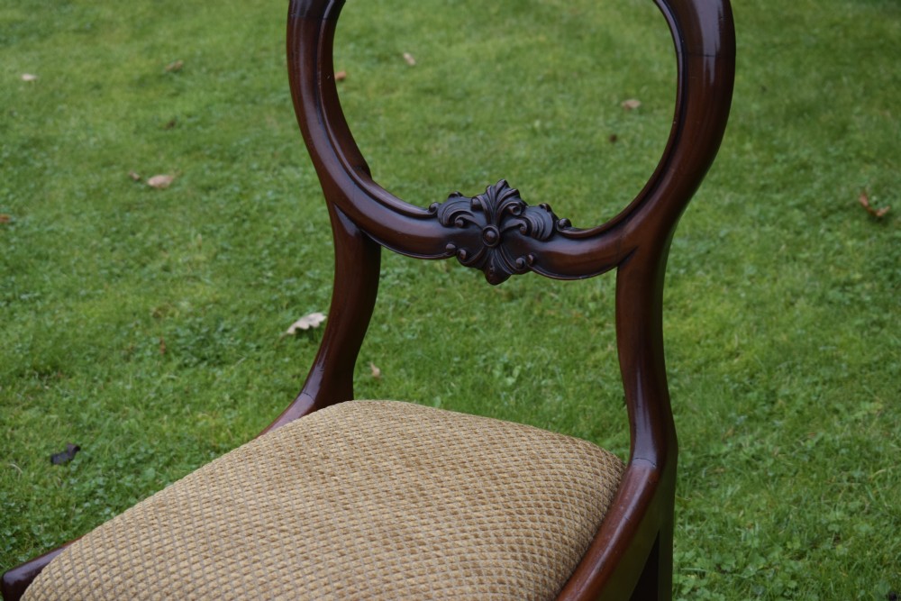 Pair of Quality Mahogany Victorian Chairs View XIV