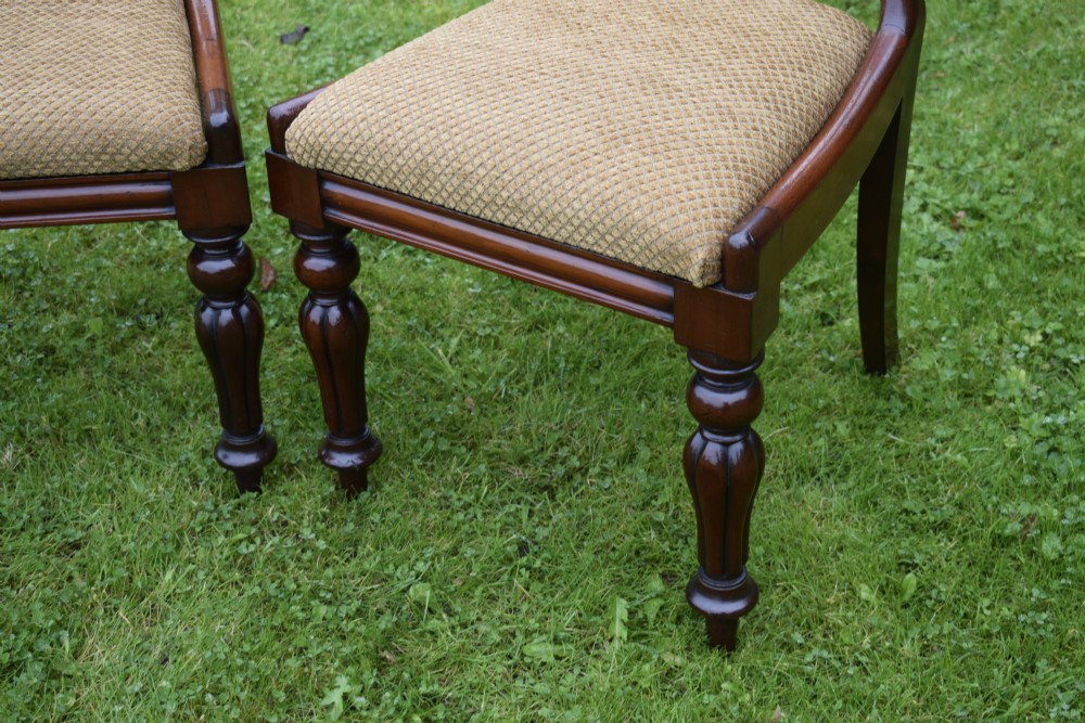Pair of Quality Mahogany Victorian Chairs View XVI