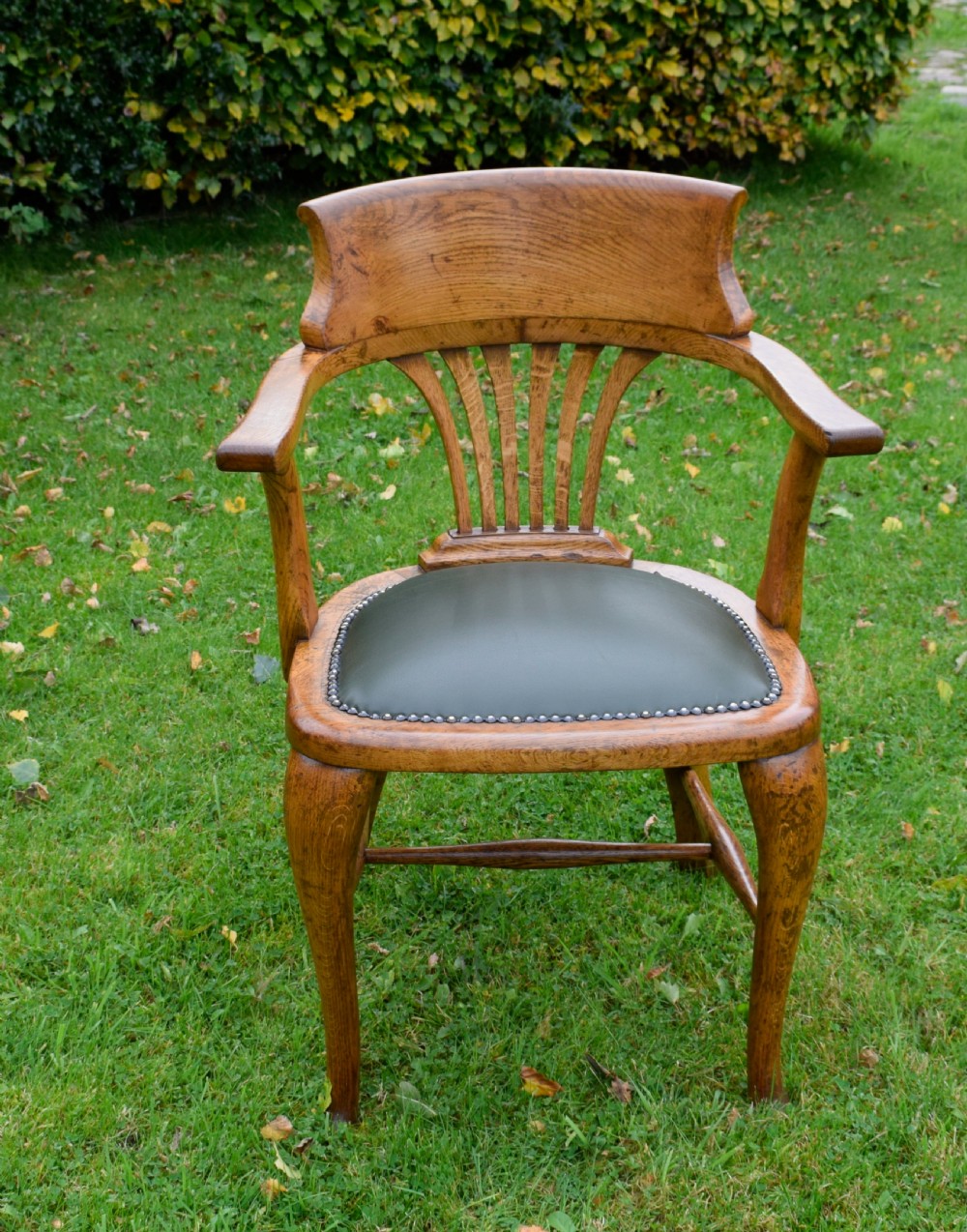 Victorian Oak Desk Chair / Office Chair View IV
