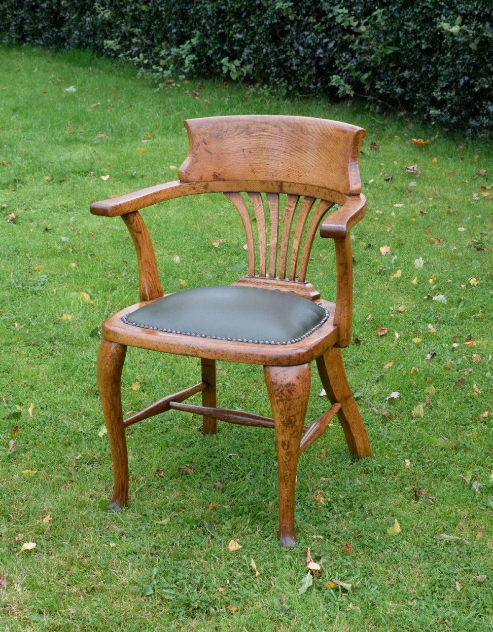 Victorian Oak Desk Chair / Office Chair View VII