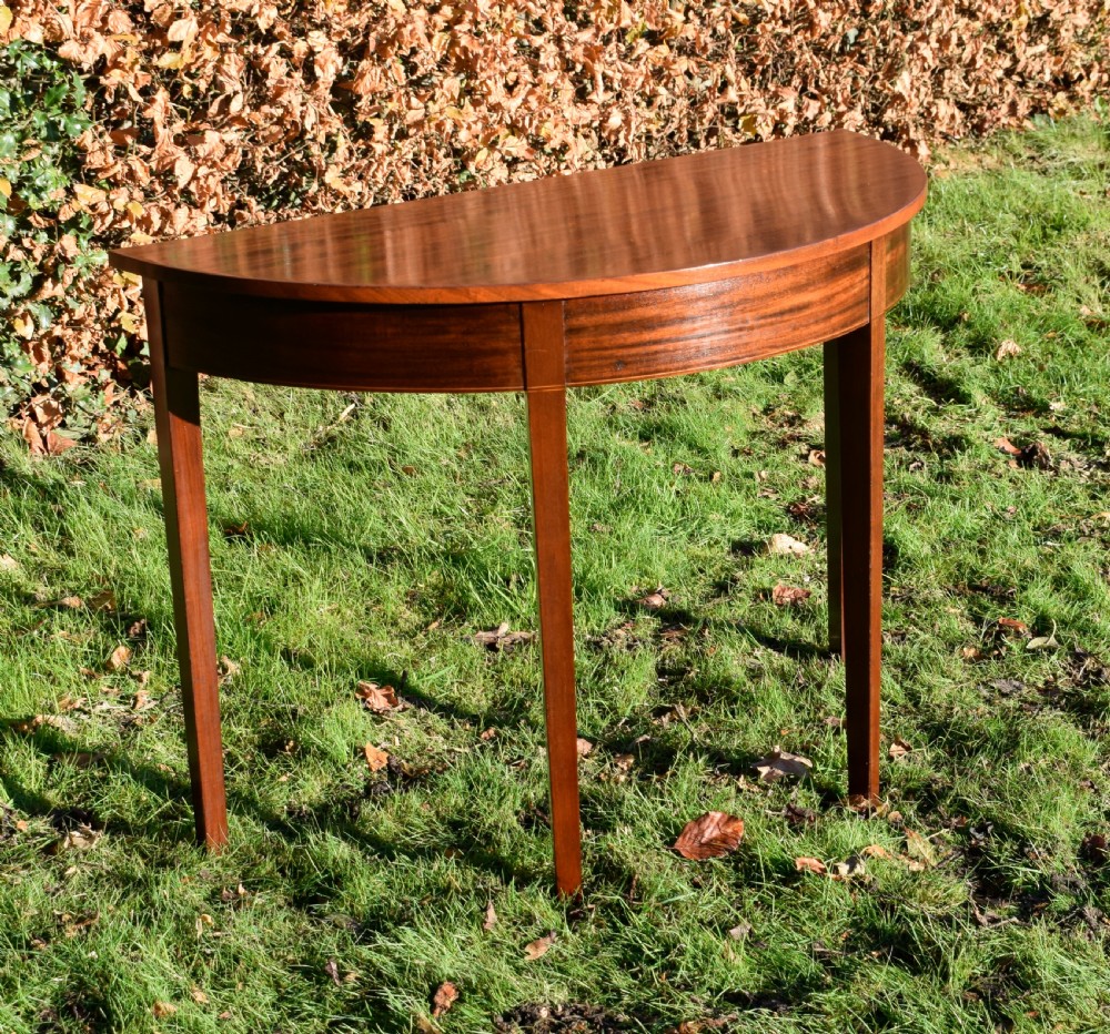 Georgian Inlaid Demi-Lume Console Table View III