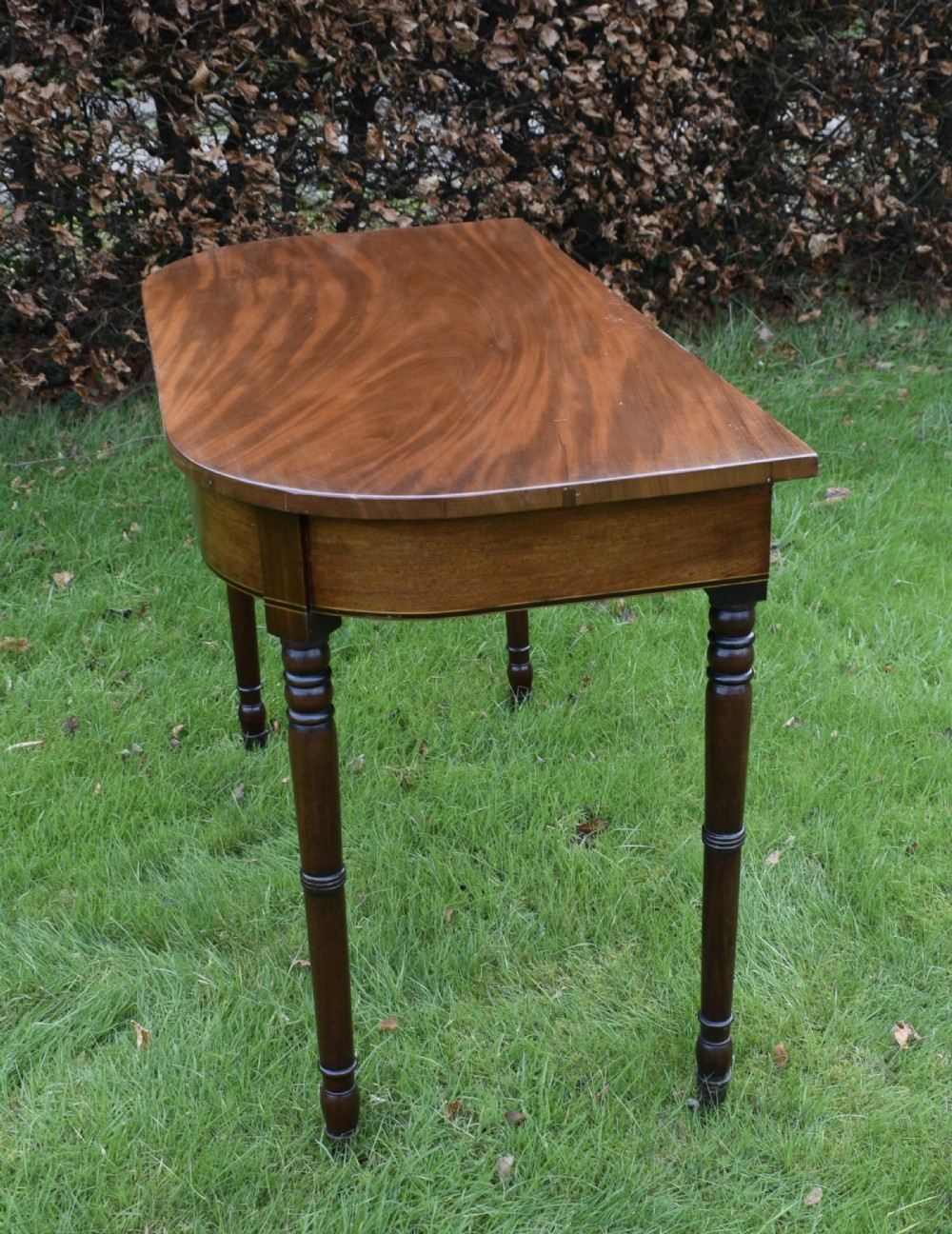Regency Mahogany Inlaid Console Table View VI