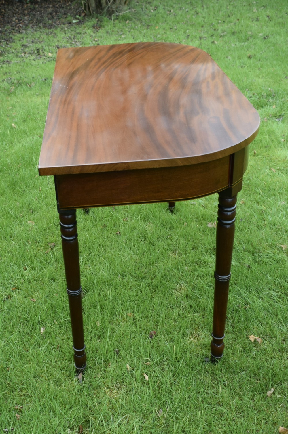Regency Mahogany Inlaid Console Table View VII