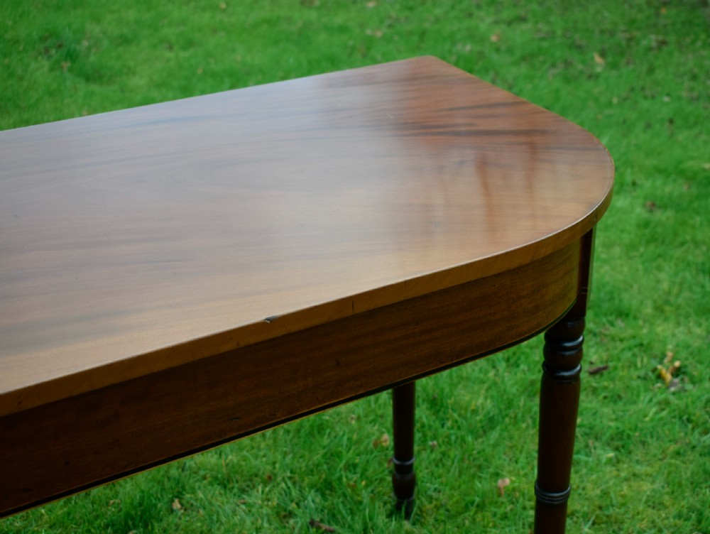 Regency Mahogany Inlaid Console Table View XI