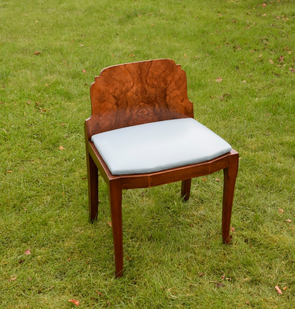 Art Deco Walnut Stool View IV