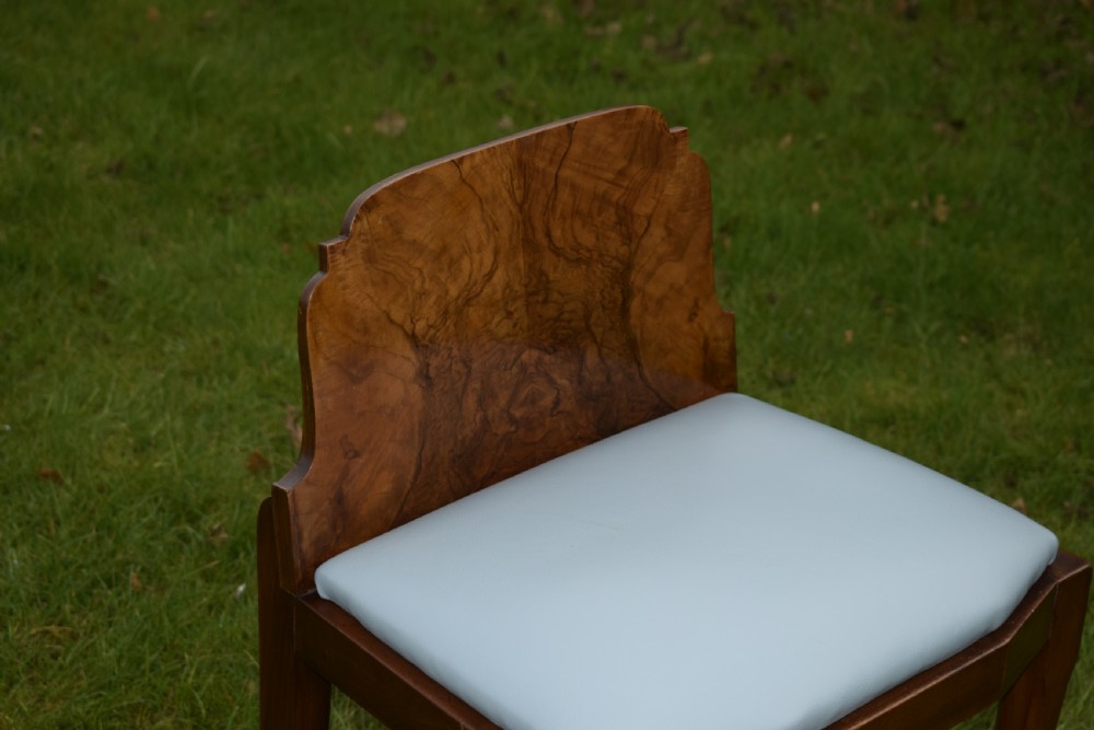 Art Deco Walnut Stool View VII