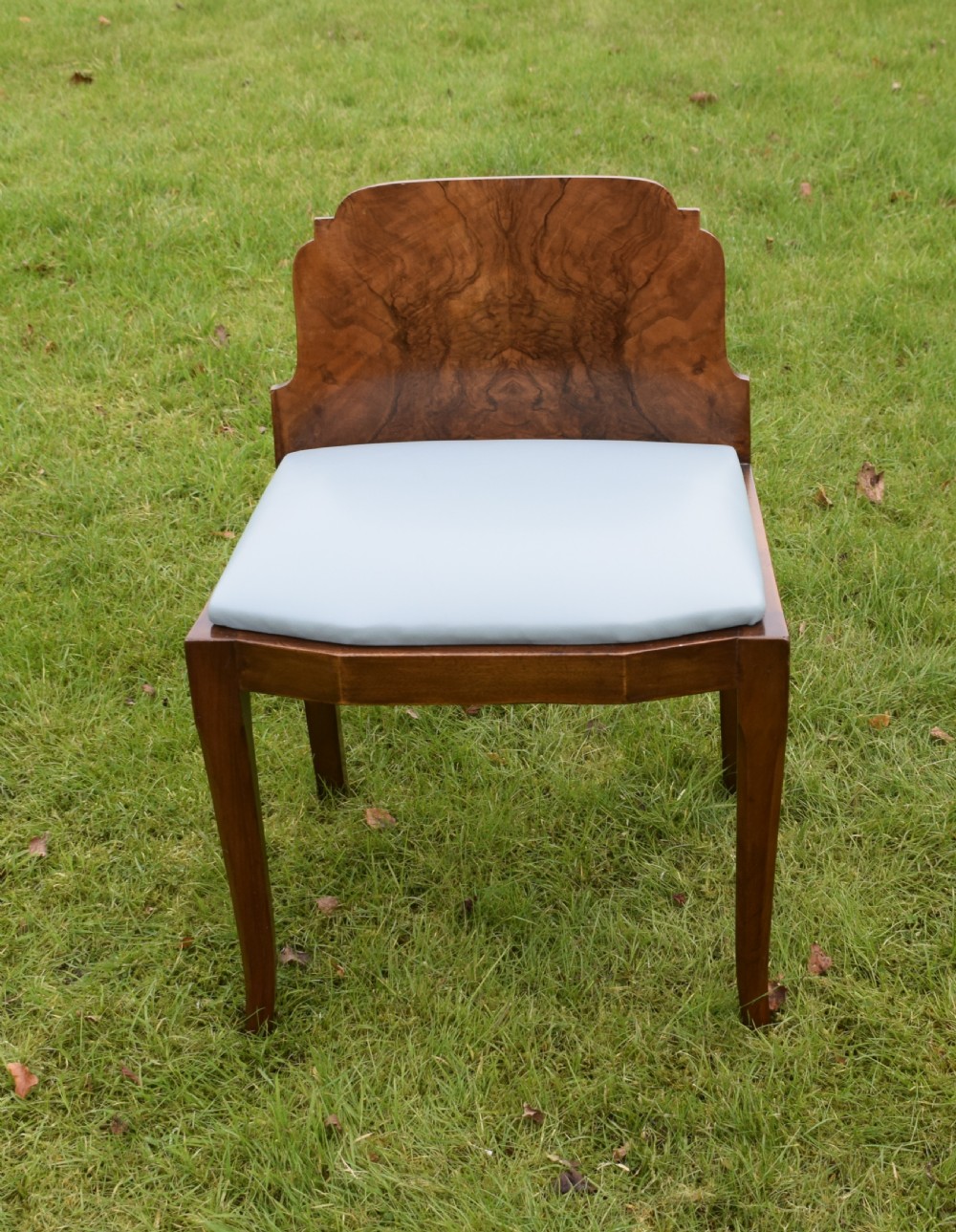 Art Deco Walnut Stool View VIII