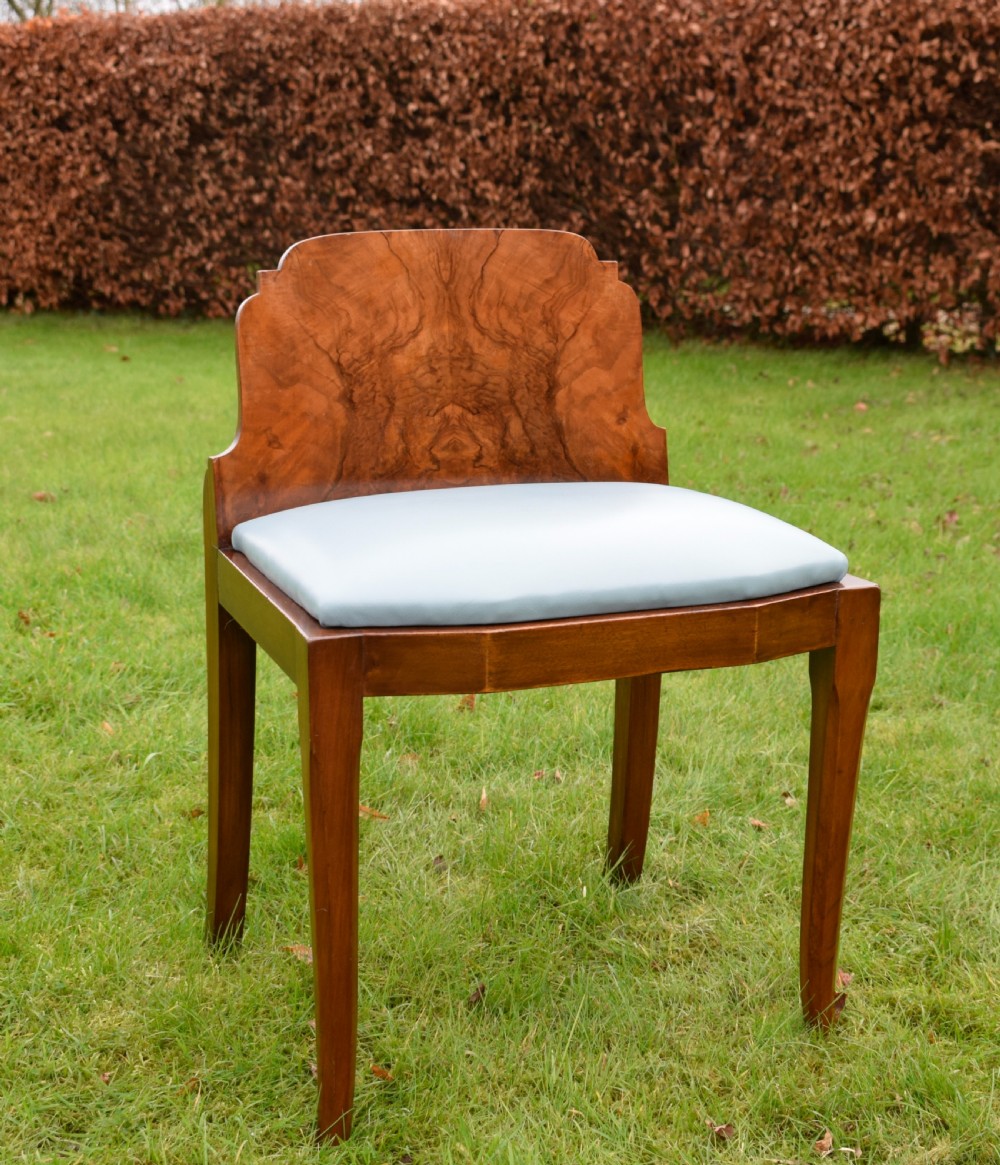 Art Deco Walnut Stool View XII