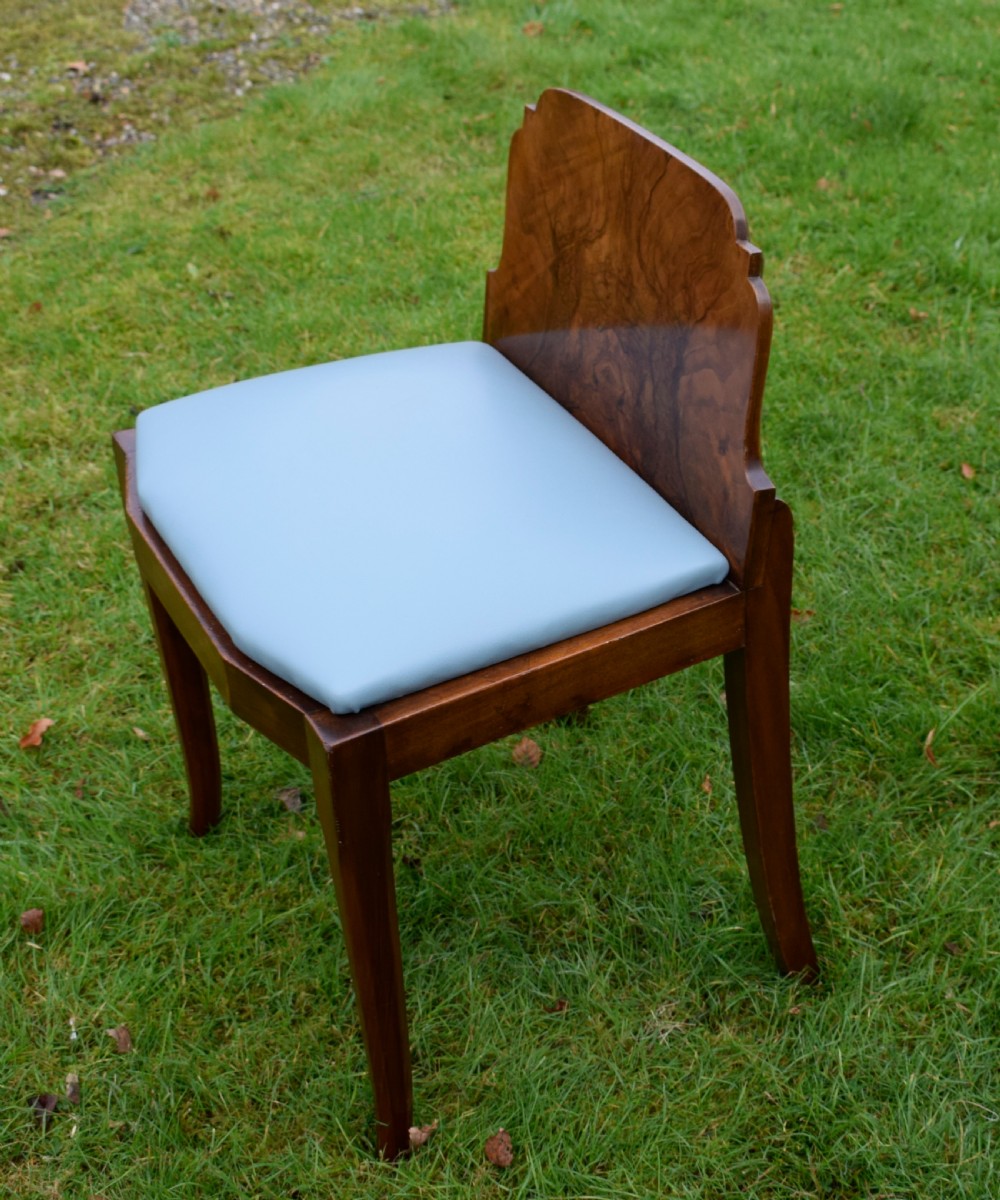 Art Deco Walnut Stool View XIII