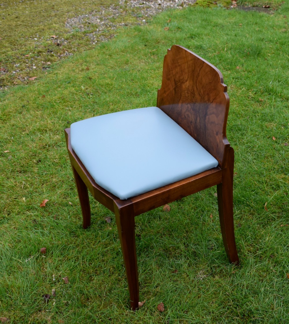 Art Deco Walnut Stool View XIV
