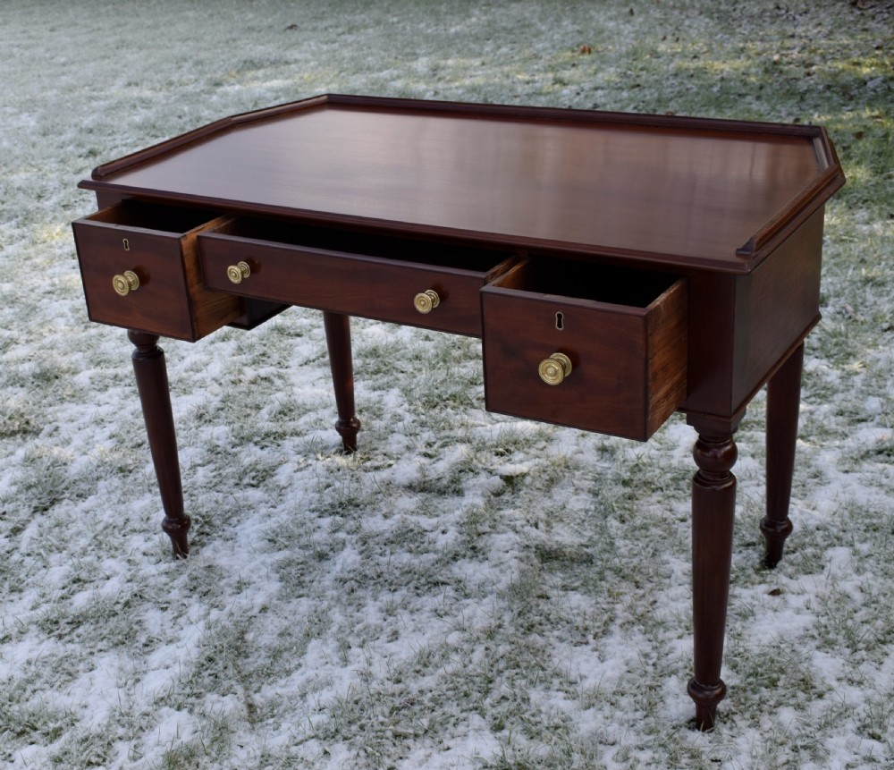 Victorian Mahogany Writing Table View XI