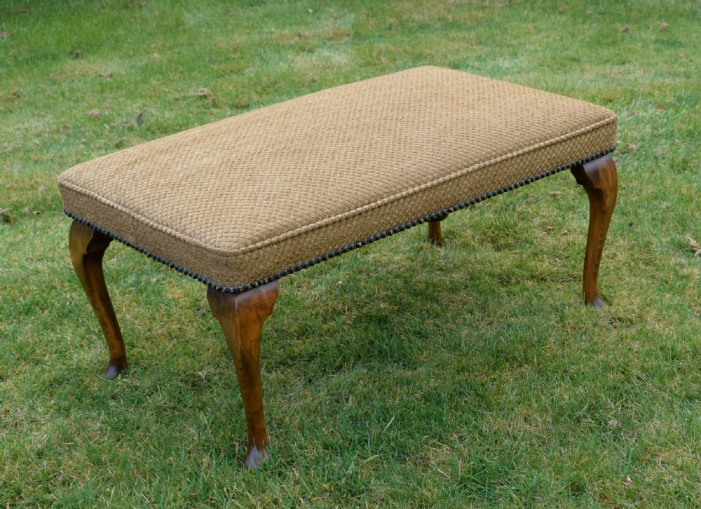 Early 20th Century Upholstered Center Stool View II