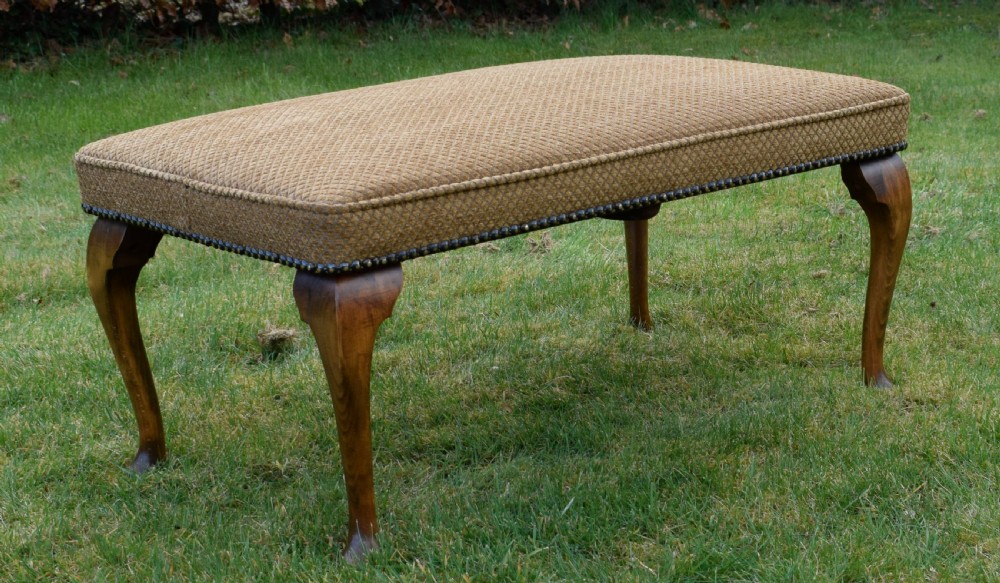 Early 20th Century Upholstered Center Stool View III