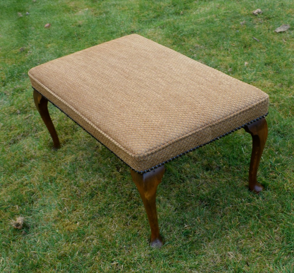 Early 20th Century Upholstered Center Stool View VI