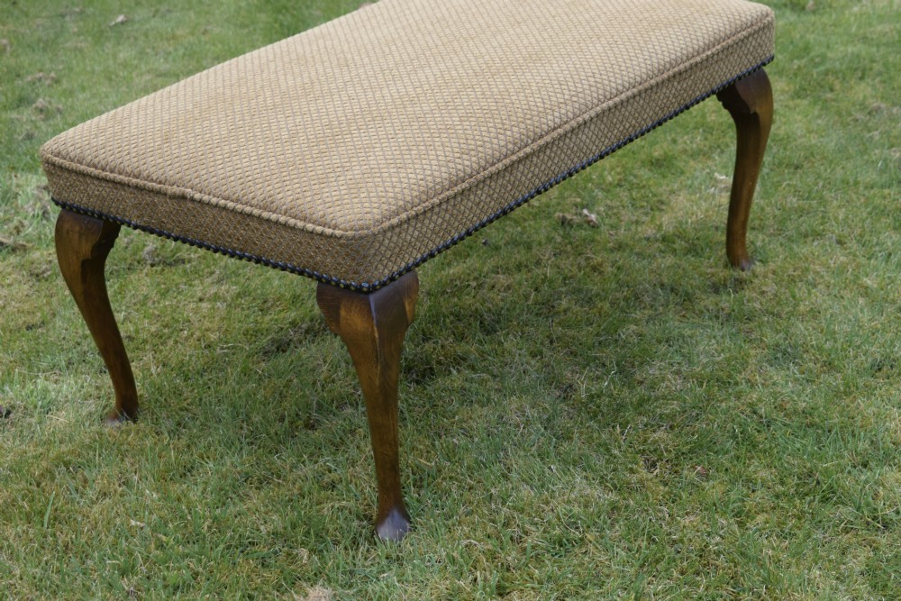 Early 20th Century Upholstered Center Stool View VII