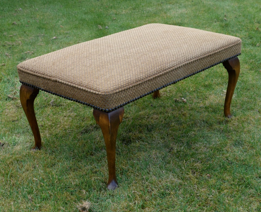 Early 20th Century Upholstered Center Stool View XVI