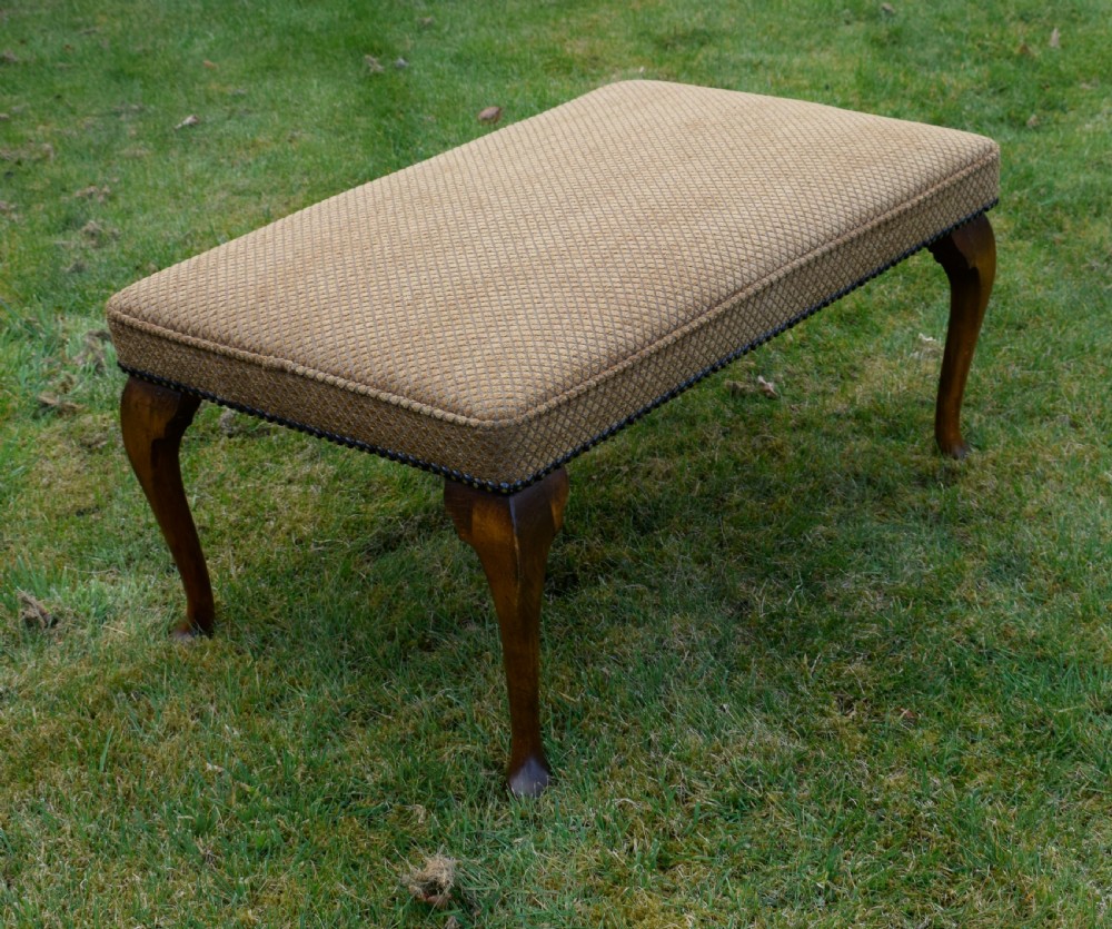 Early 20th Century Upholstered Center Stool View XVII