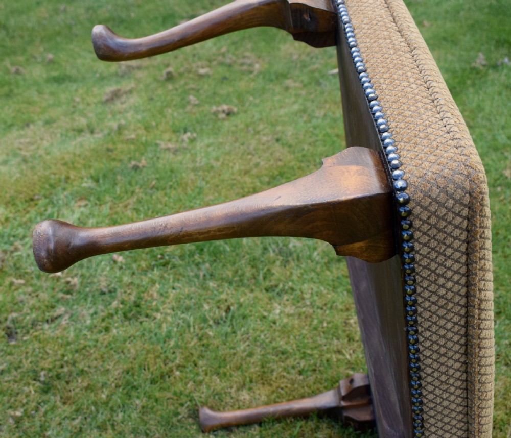 Early 20th Century Upholstered Center Stool View XX