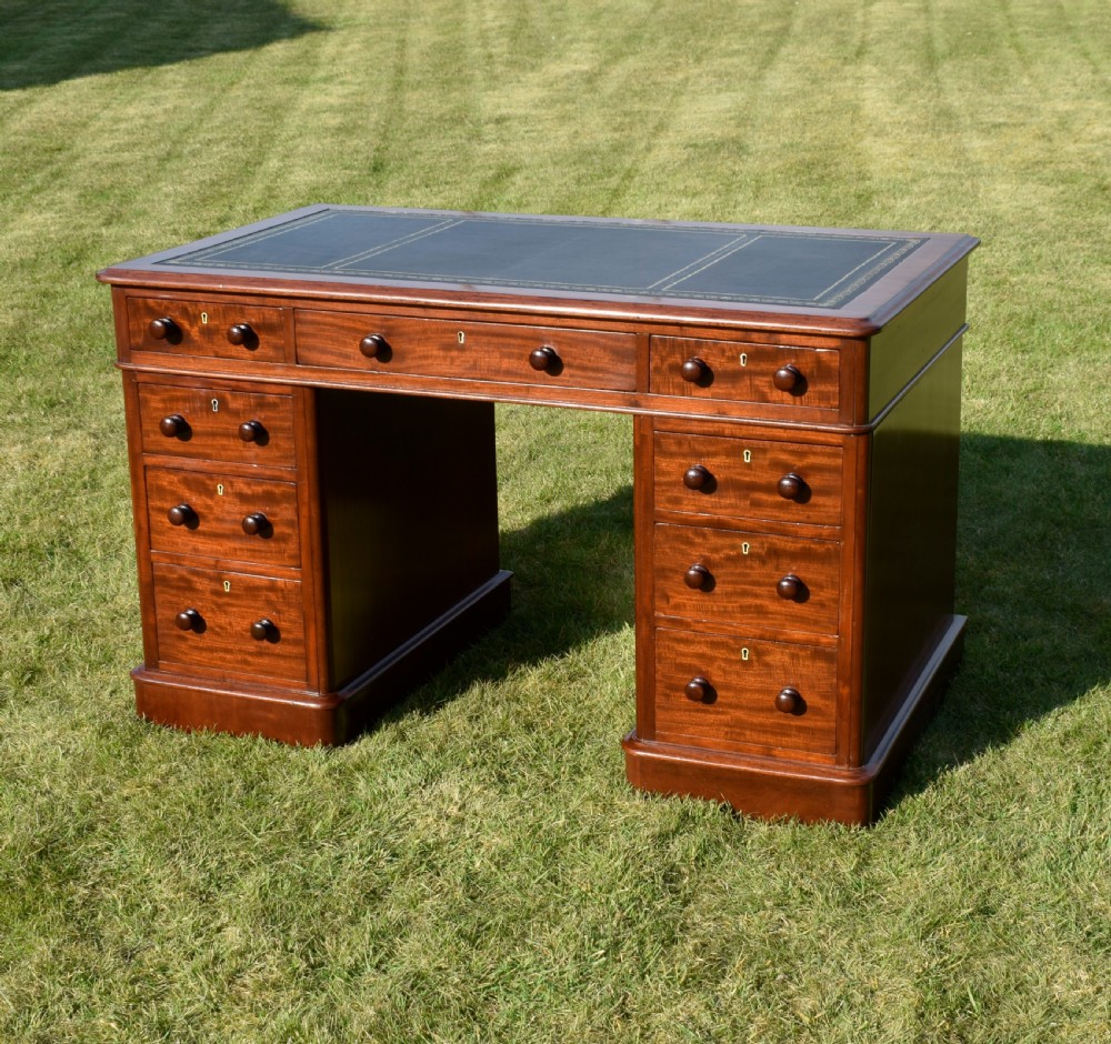 Victorian Pedestal Desk View II