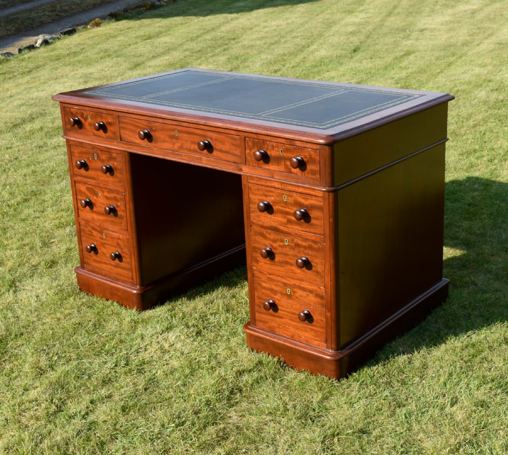 Victorian Pedestal Desk View III