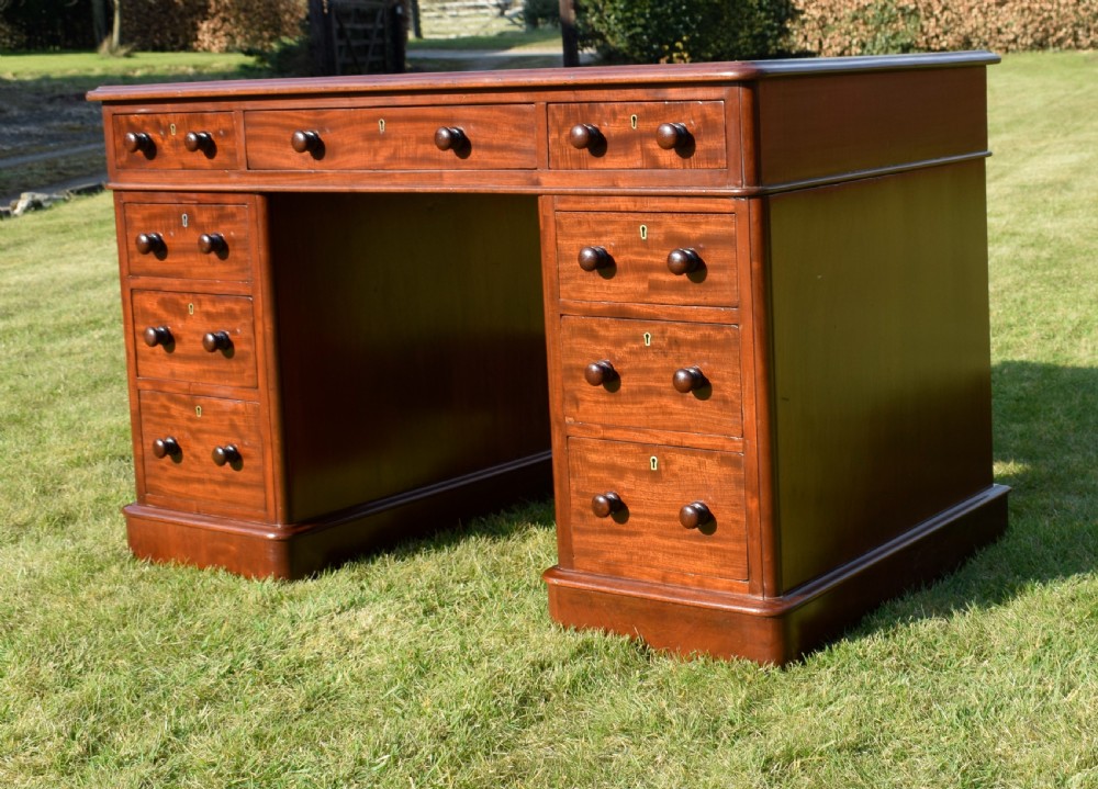 Victorian Pedestal Desk View V