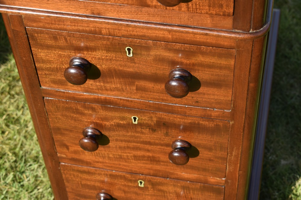 Victorian Pedestal Desk View IX