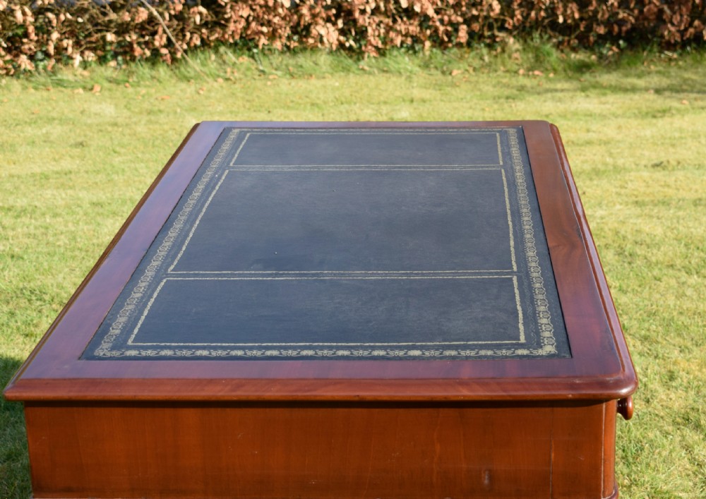 Victorian Pedestal Desk View XV