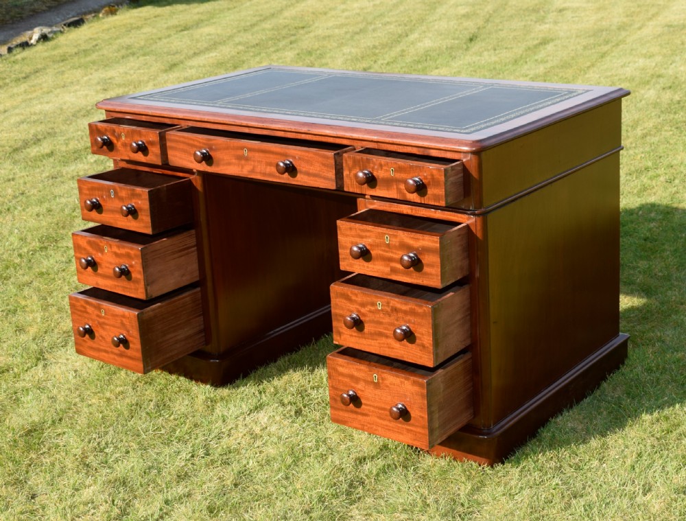 Victorian Pedestal Desk View XIX