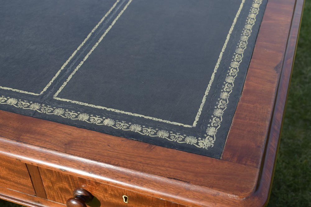 Victorian Pedestal Desk View XXI