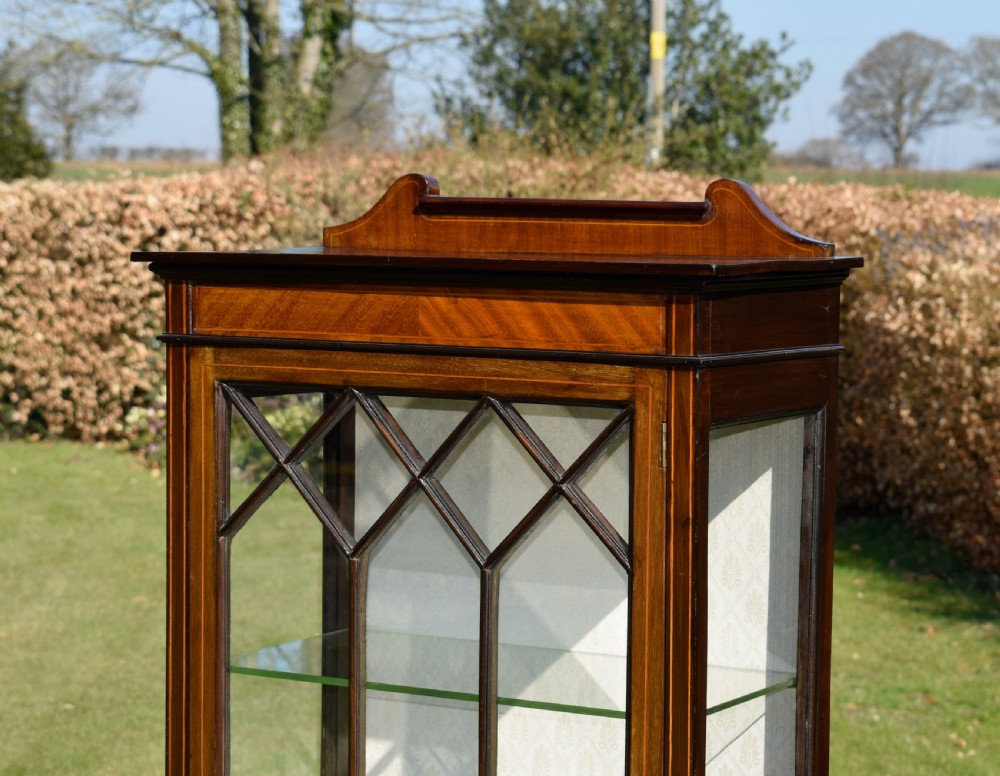 Edwardian Inlaid Display Cabinet View IV
