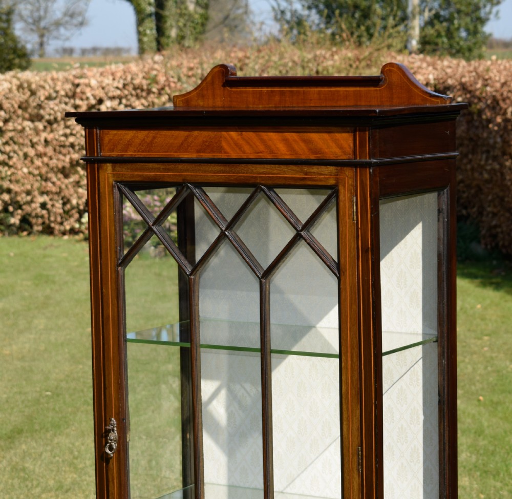 Edwardian Inlaid Display Cabinet View X
