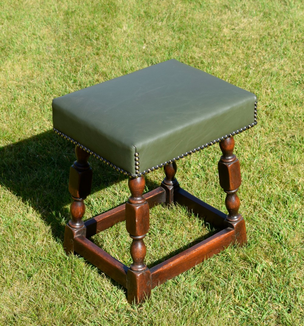 19th Century Oak Joint Stool View V