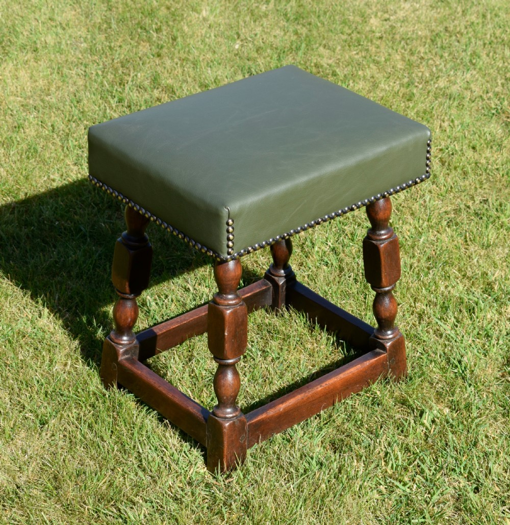 19th Century Oak Joint Stool View VIII