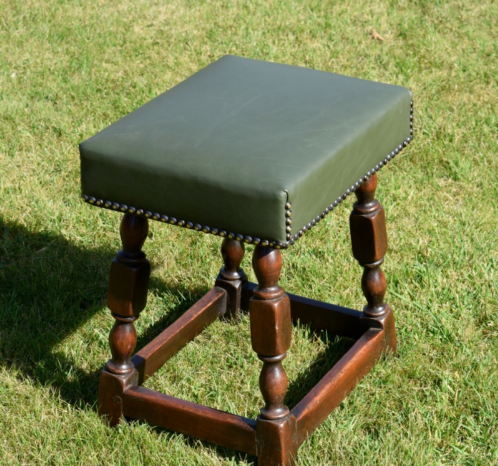 19th Century Oak Joint Stool View IX
