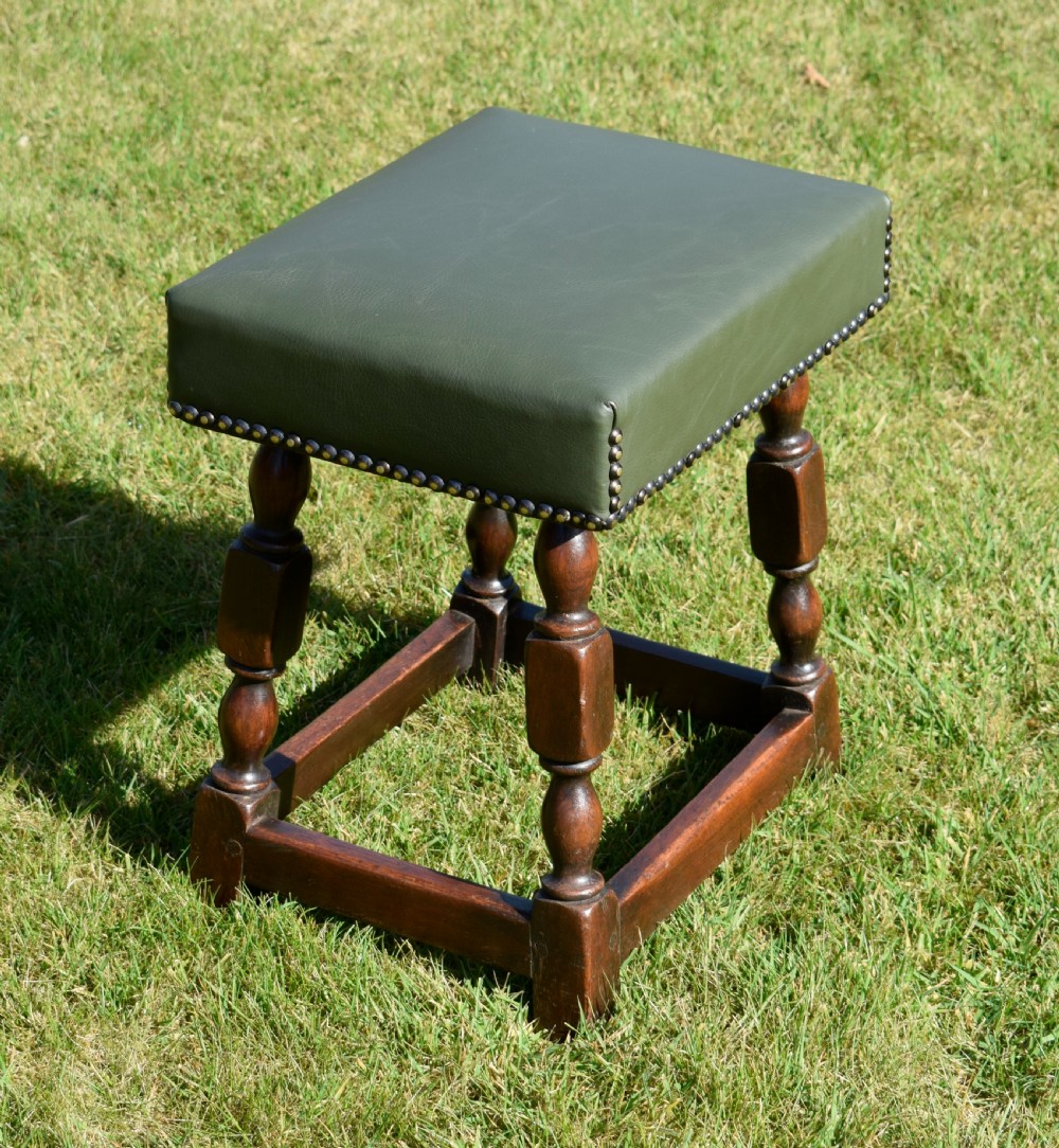 19th Century Oak Joint Stool View X