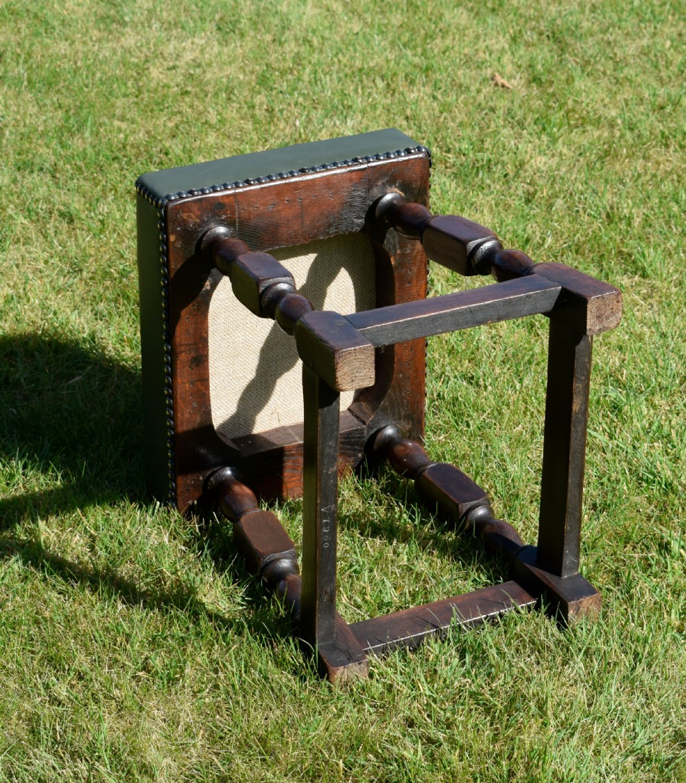 19th Century Oak Joint Stool View XII