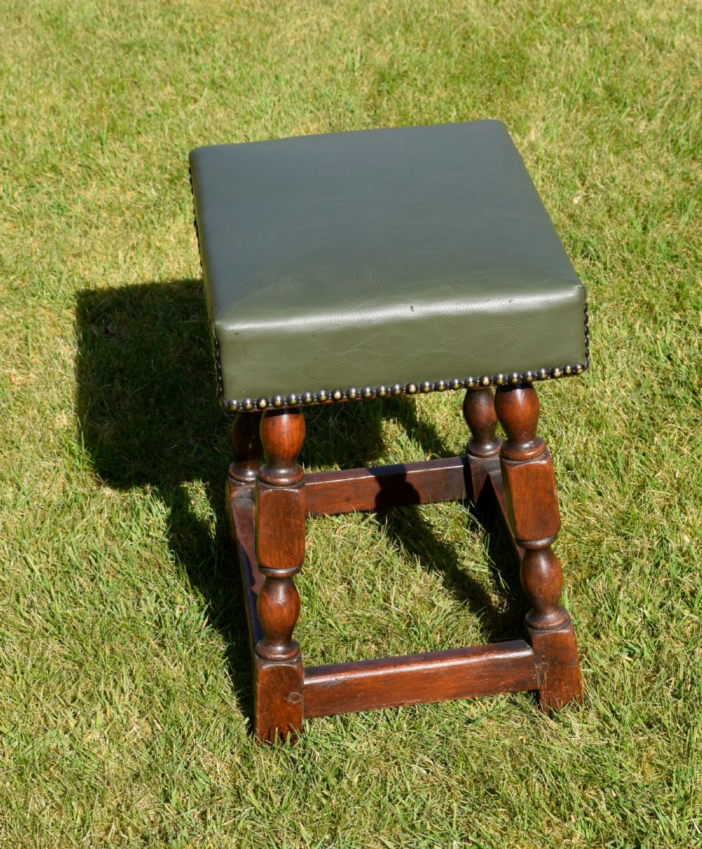 19th Century Oak Joint Stool View XIII