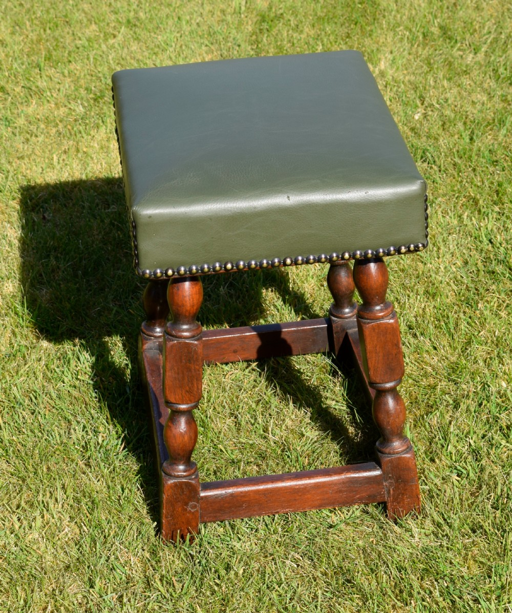19th Century Oak Joint Stool View XIV