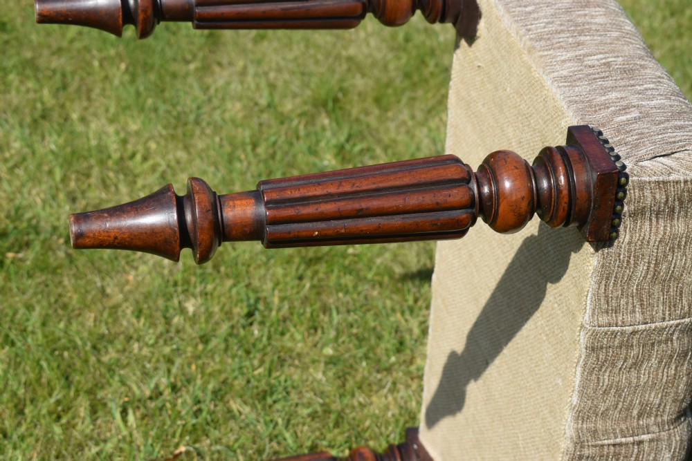 Victorian Buttoned Upholstered Stool View XV