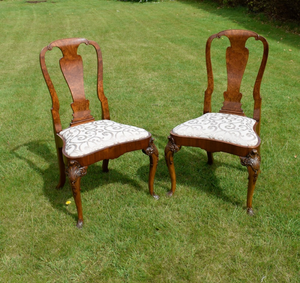 Pair of Quality Walnut Chairs