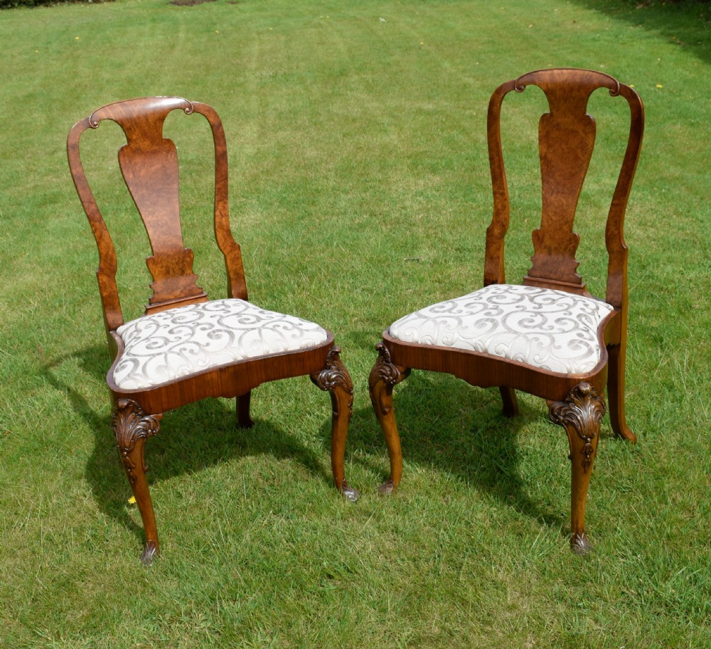 Pair of Quality Walnut Chairs View V