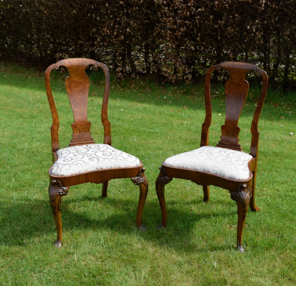 Pair of Quality Walnut Chairs View VIII