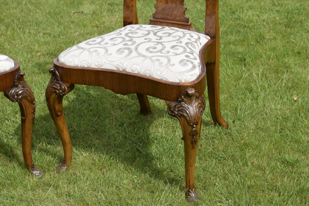 Pair of Quality Walnut Chairs View IX