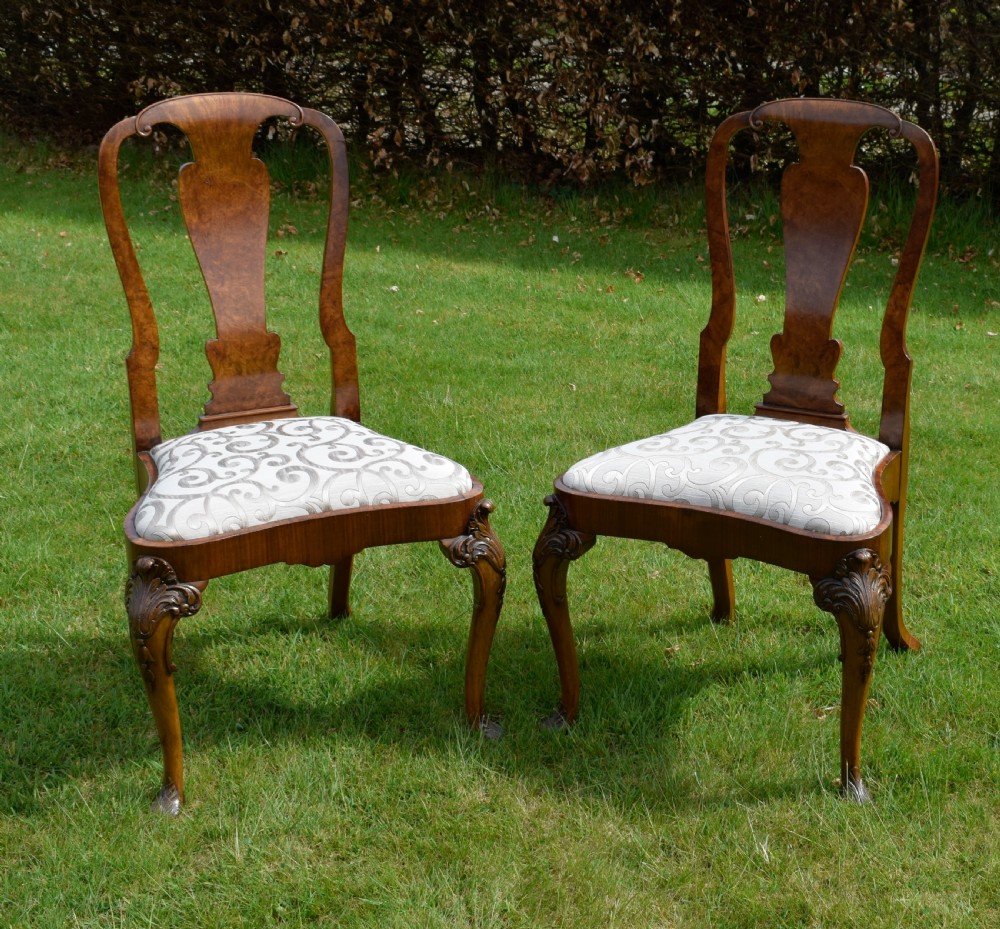 Pair of Quality Walnut Chairs View X