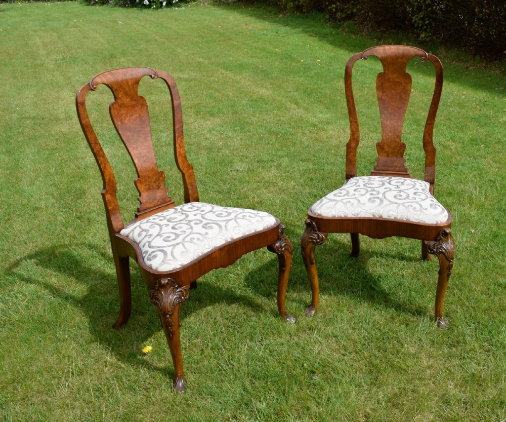 Pair of Quality Walnut Chairs View XI